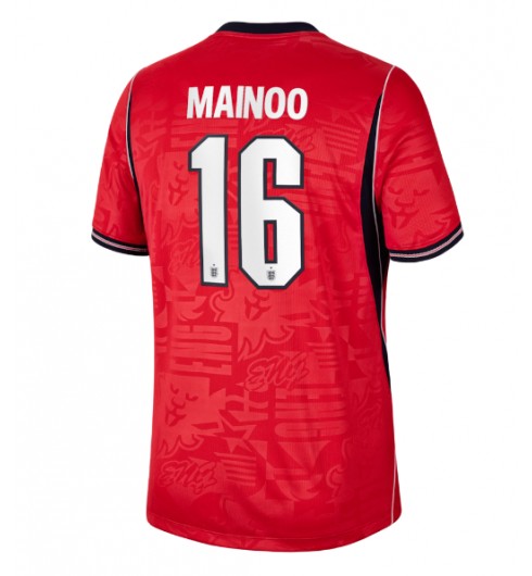 Anglie Kobbie Mainoo #16 Venkovní Dres MS 2026 Krátký Rukáv Anglie Kobbie Mainoo #16 Venkovní Dres MS 2026 Krátký Rukáv